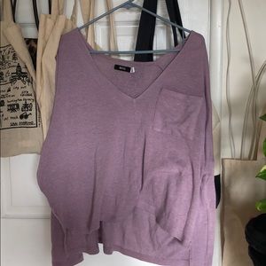 BDG purple long sleeve shirt